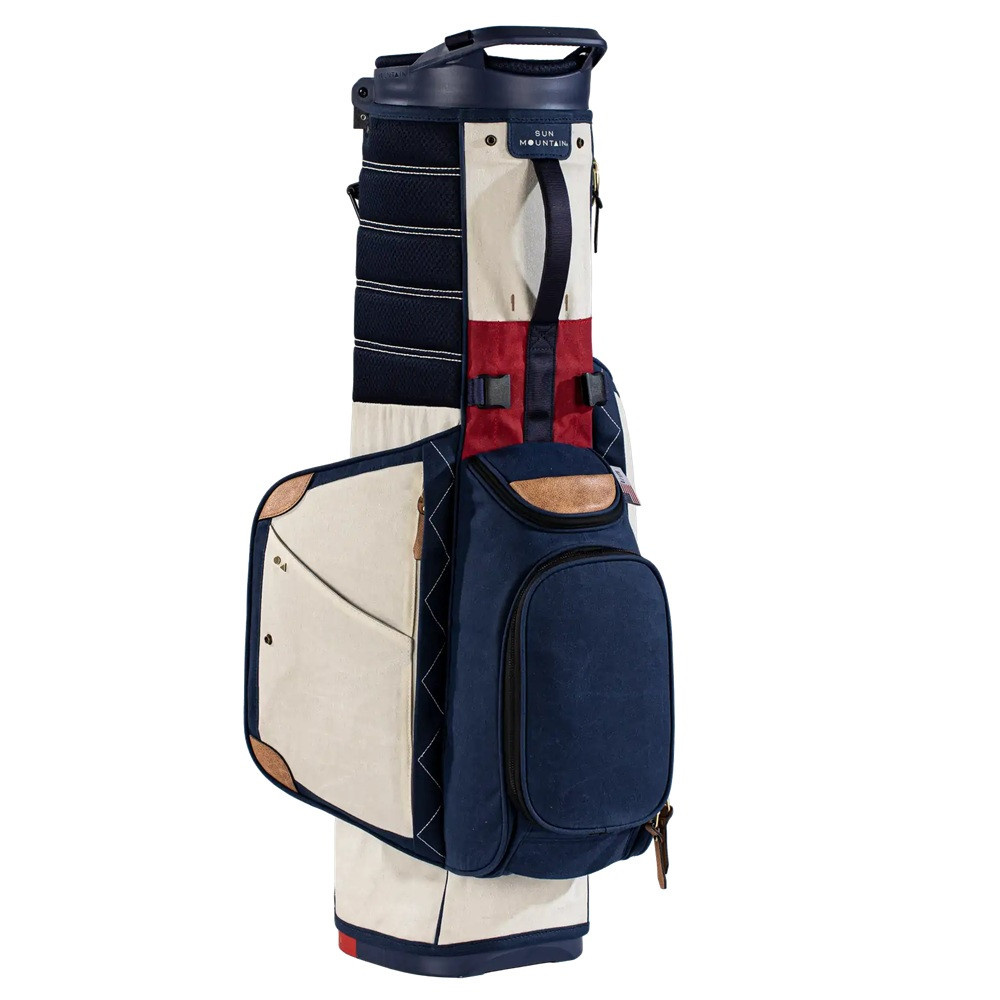 Sun Mountain 2026 Hometown Waxed Canvas Stand Golf Bag - Red